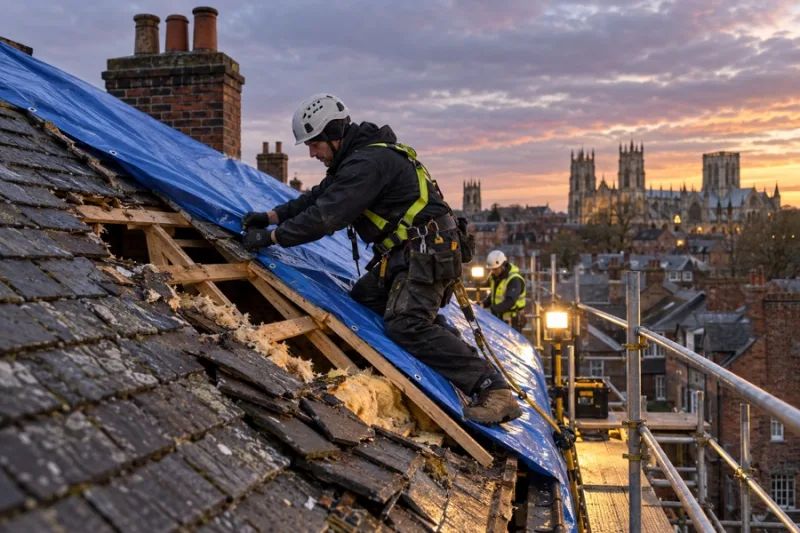 Emergency Roofing (24/7) — York Roof Leaks